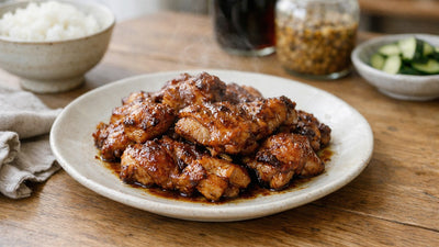 醤油麹 鶏もも肉の作り方|照り焼きが香ばしく仕上がるコツ