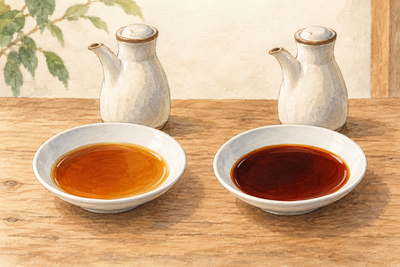 薄口醤油と濃口醤油を買い間違えたら|代用前の確認点