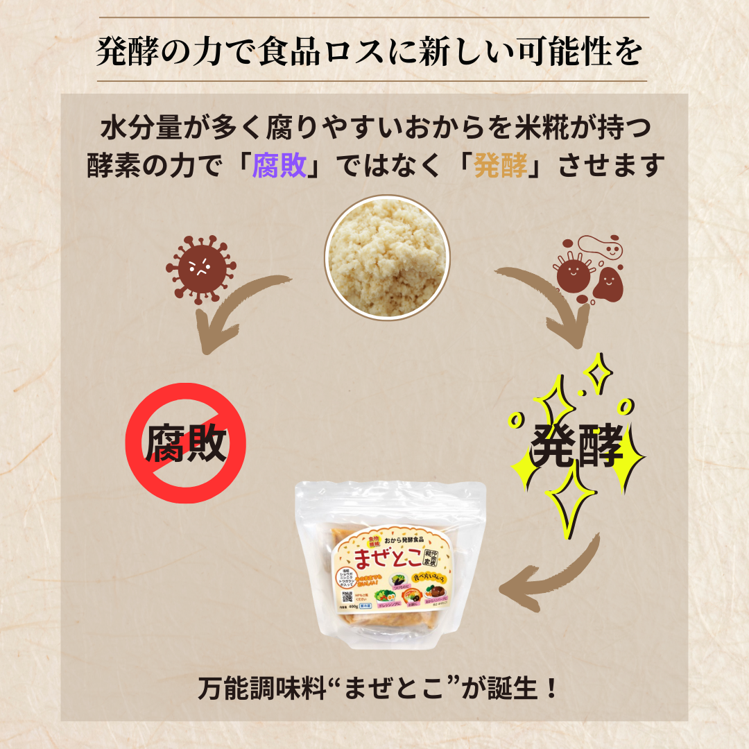 おから発酵調味料 まぜとこ