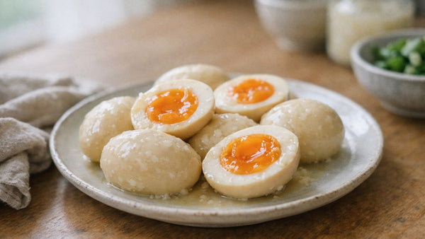 塩麹卵のレシピ2品｜卵焼き・味玉の作り方