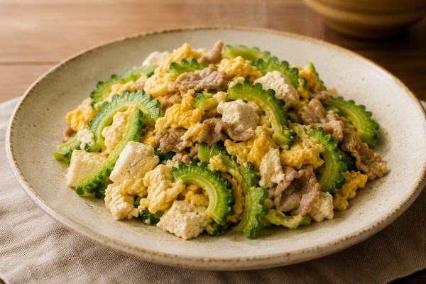 ゴーヤーチャンプルーの作り方｜生塩こうじでコクと旨味に
