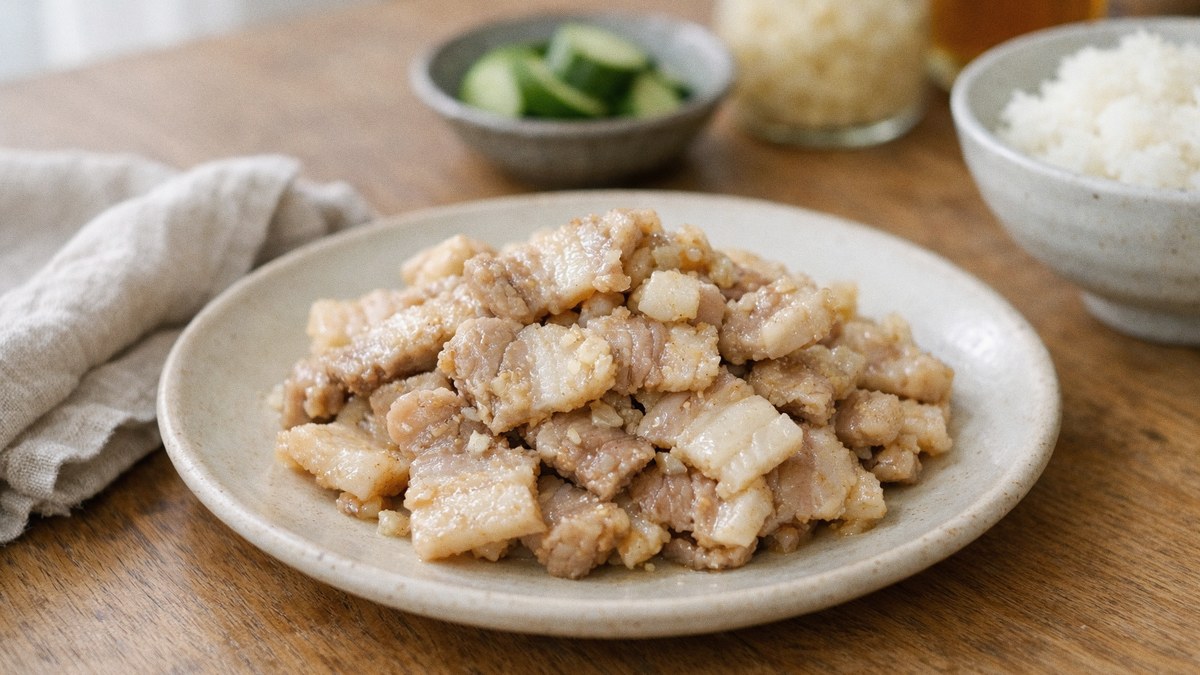 にんにく麹 豚バラの作り方｜分量・漬け時間と焦がさない焼き方