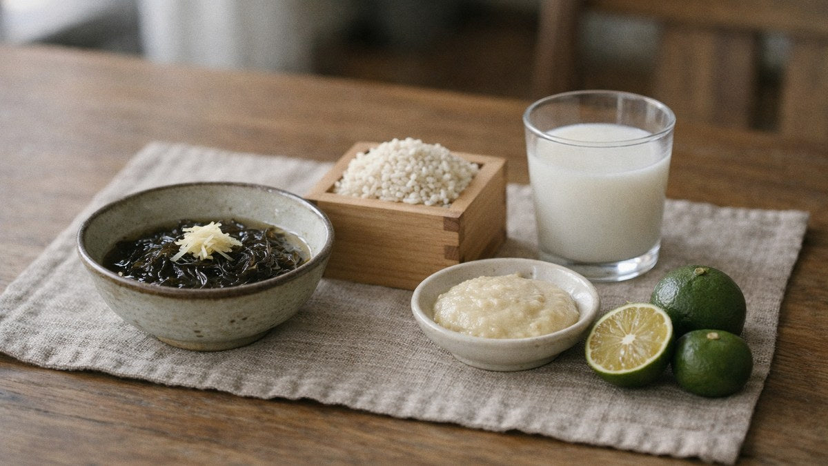 沖縄の発酵食材と食物繊維のある食卓｜もずく・麹・島の食文化と毎日のレシピ