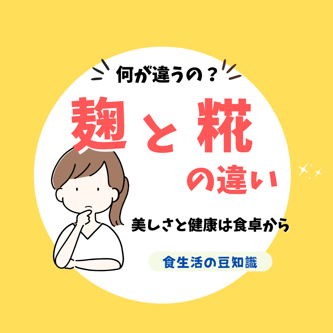 糀と麹について