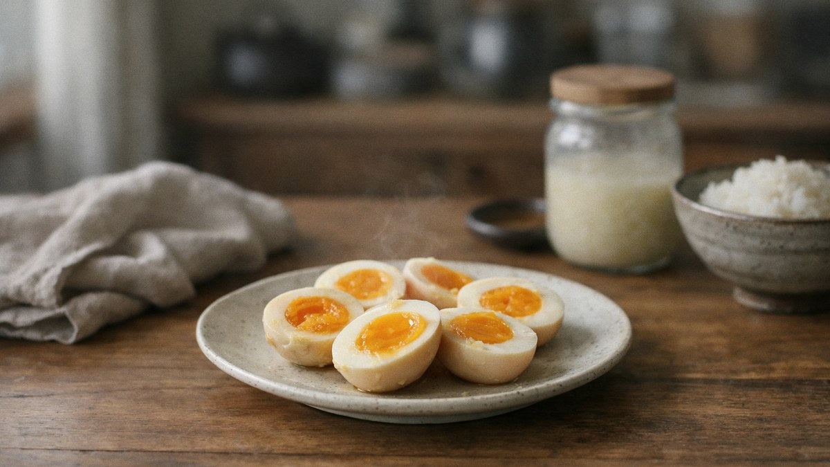 塩麹卵の作り方｜卵焼き・味玉の分量と漬け時間のコツ