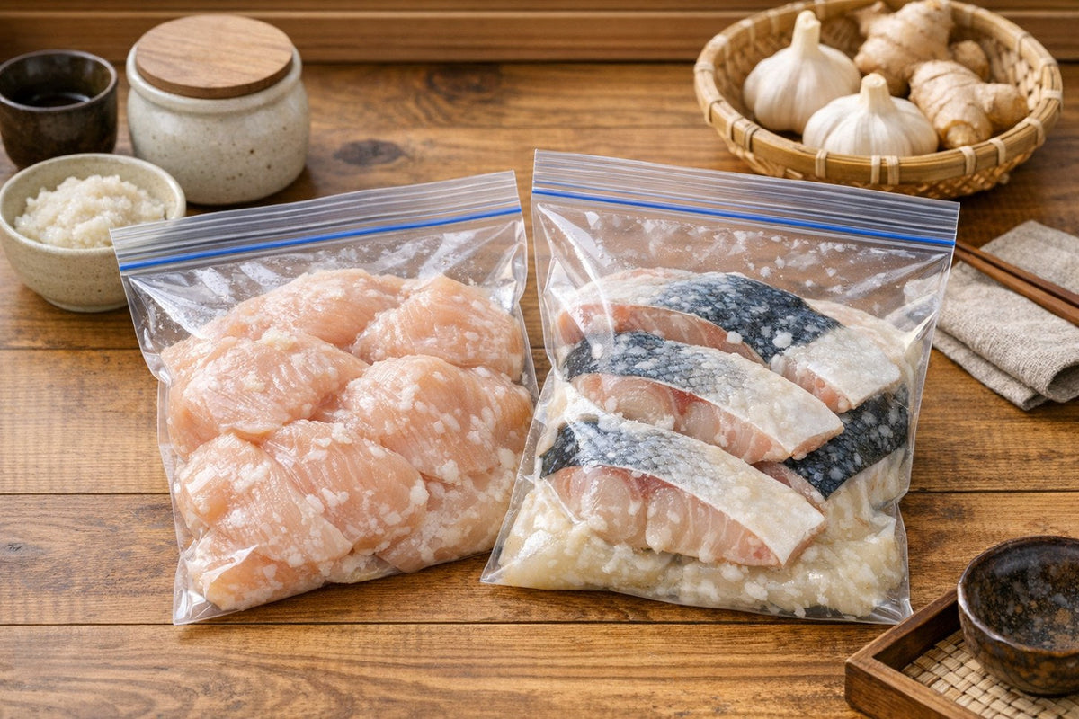 塩麹の下味冷凍で作り置き｜お弁当・献立がラクになる肉・魚の仕込み方