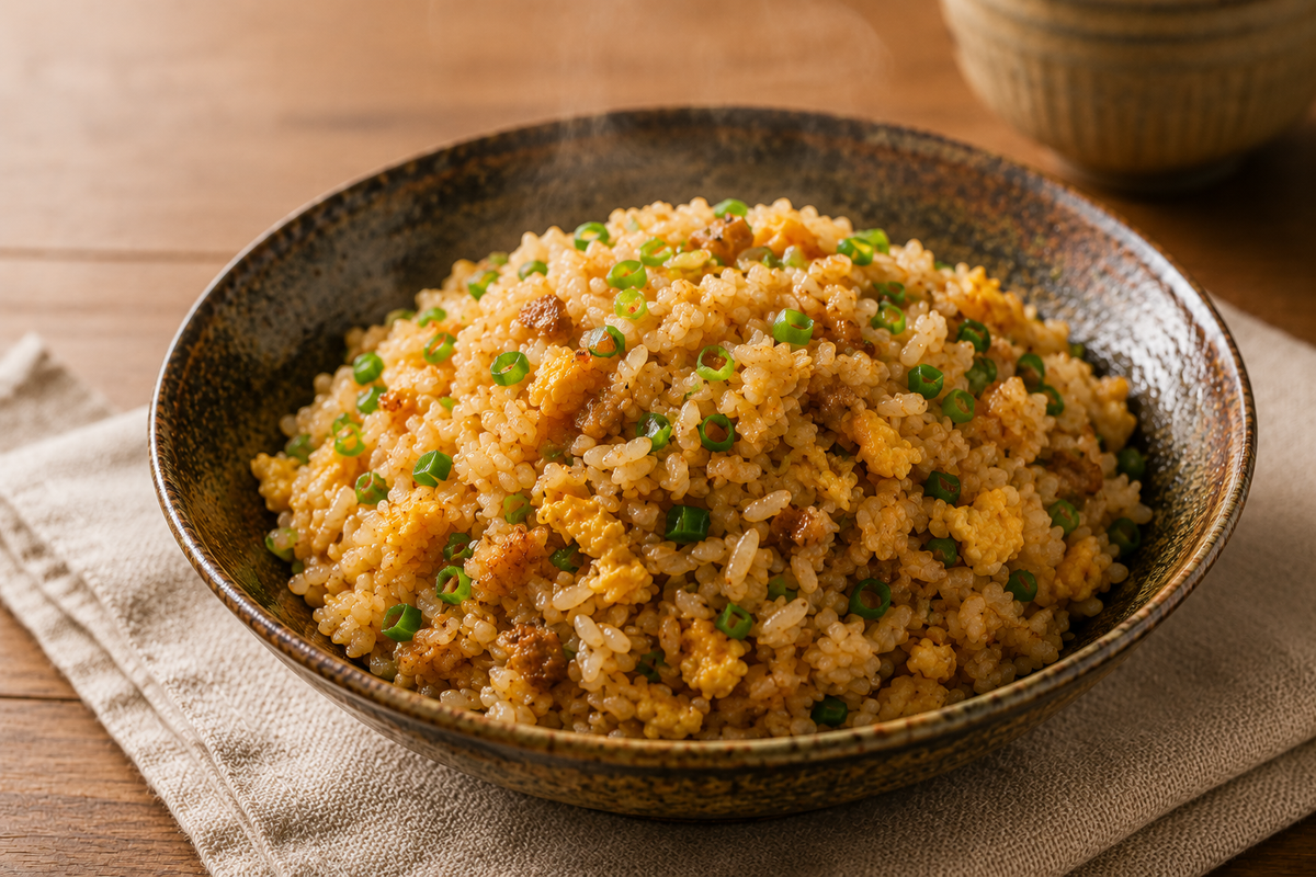 醤油麹チャーハンの作り方｜味付けは醤油麹だけで香ばしく
