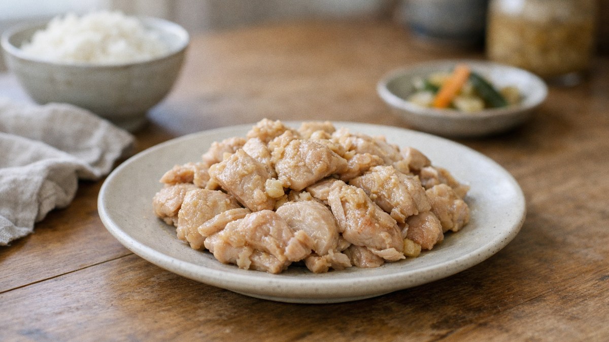 にんにく麹 鶏もも肉の作り方｜漬け時間とジューシーに焼くコツ
