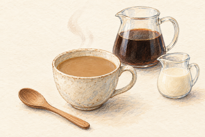 甘酒コーヒーの作り方｜インスタントで作る一杯と濃さの調整