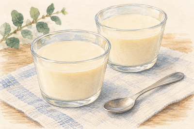 甘酒きなこプリン｜卵なし・豆乳とゼラチンで作るレシピ