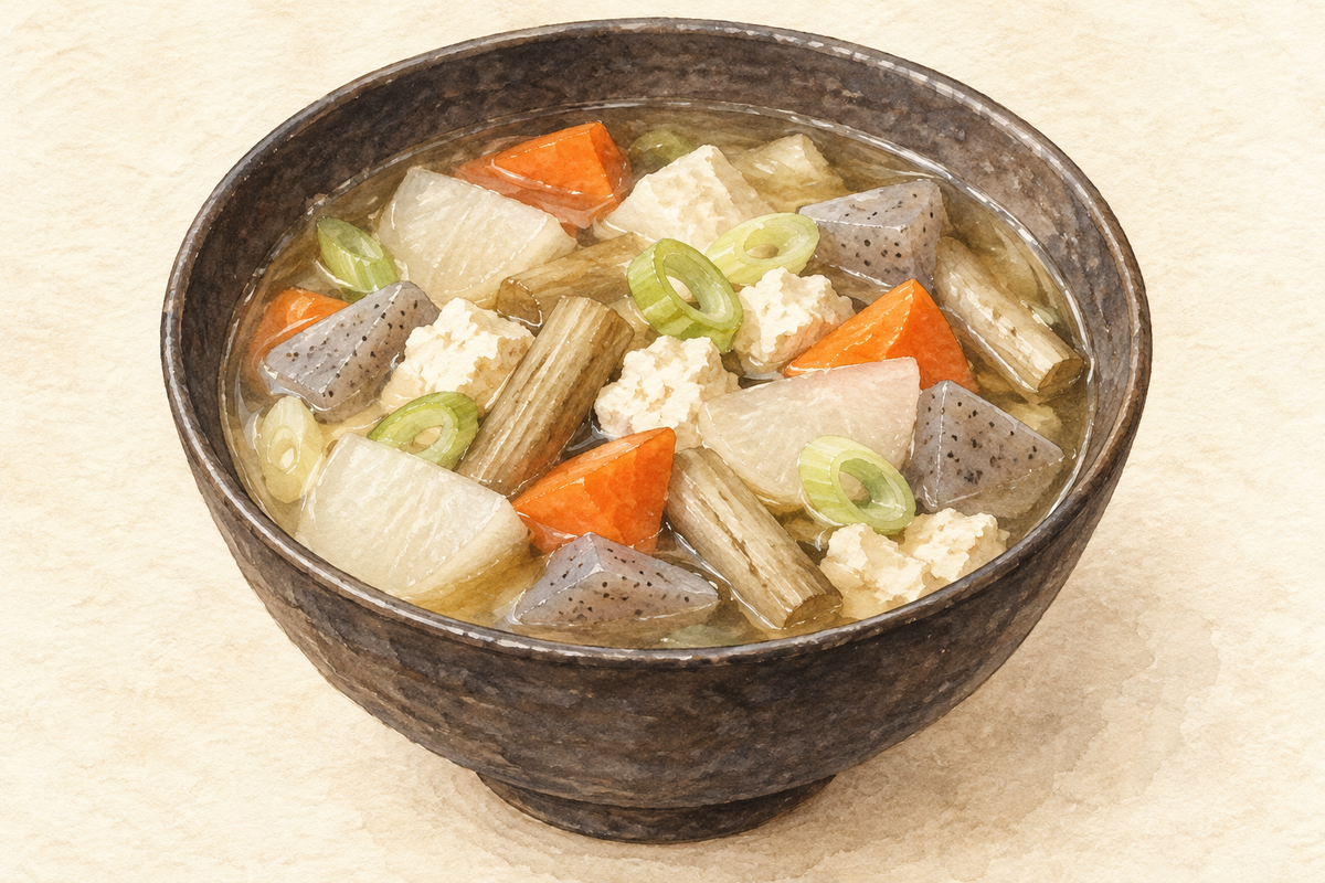 けんちん汁の作り方｜炒めてから煮る理由と、しょうゆ・味噌の2つの味