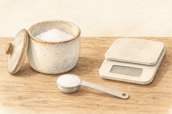 塩 大さじ1は何グラム？種類別の重さ早見表