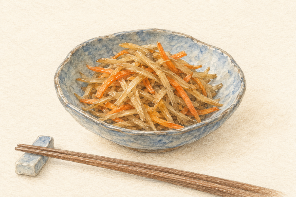 塩麹きんぴらごぼう｜にんじんと作る分量・炒め方の基本
