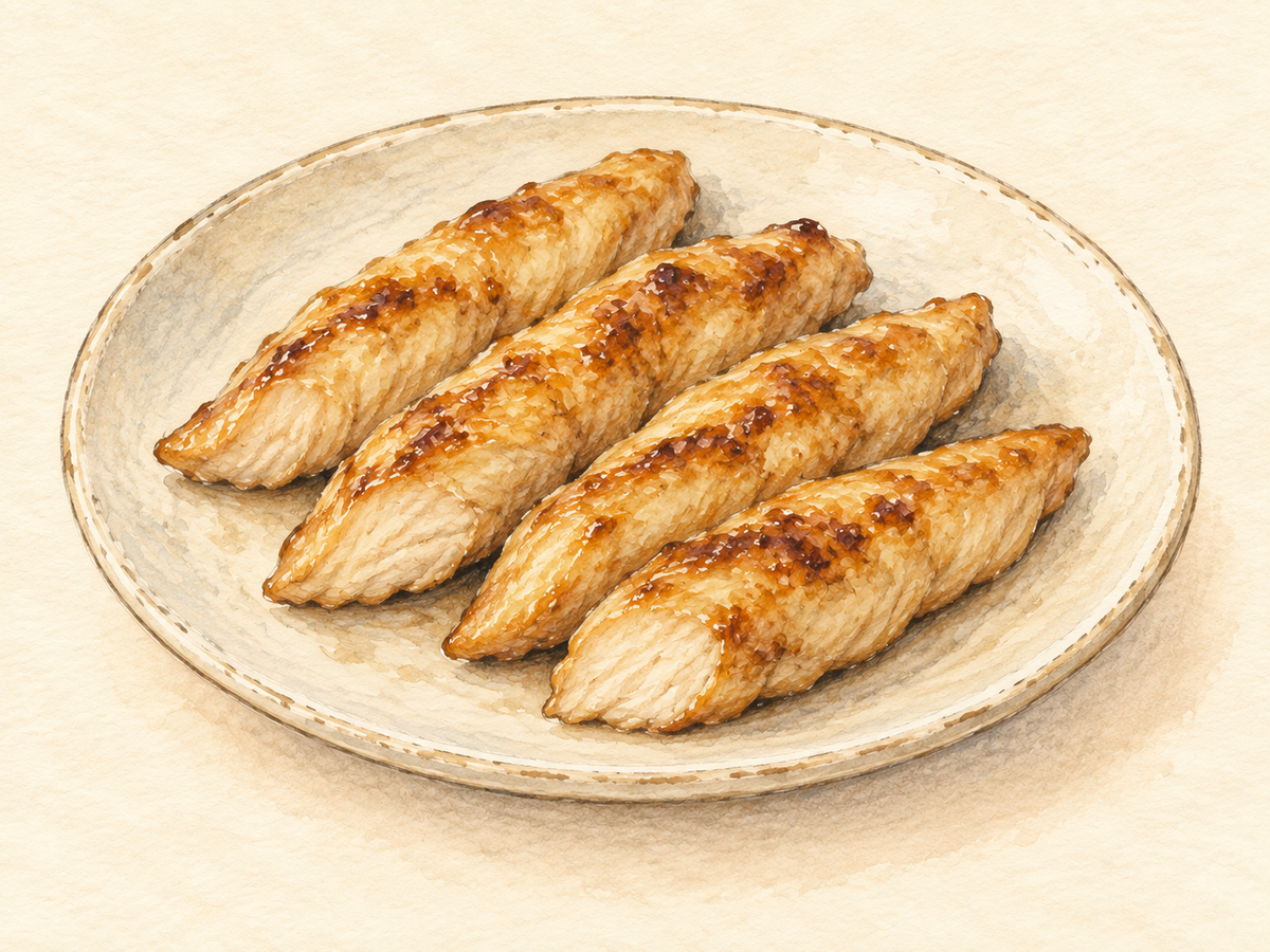 ささみの醤油こうじ焼きのイメージイラスト
