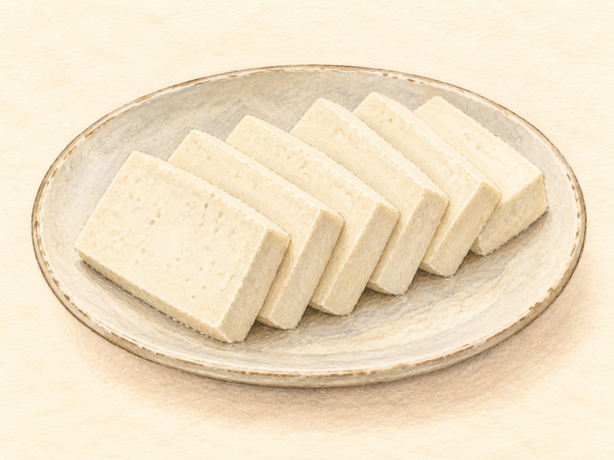 豆腐の塩こうじ漬けのイメージイラスト